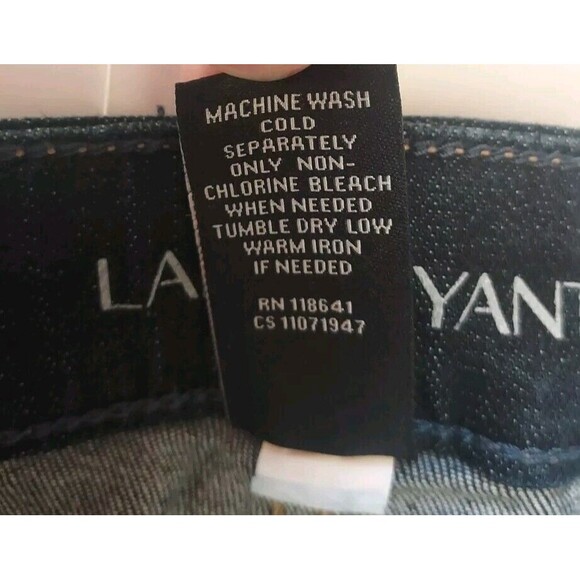 Ladies Lane Bryant Genius Fit Dark Wash Size 16R Stretch Bootcut Denim Jeans - Picture 4 of 9